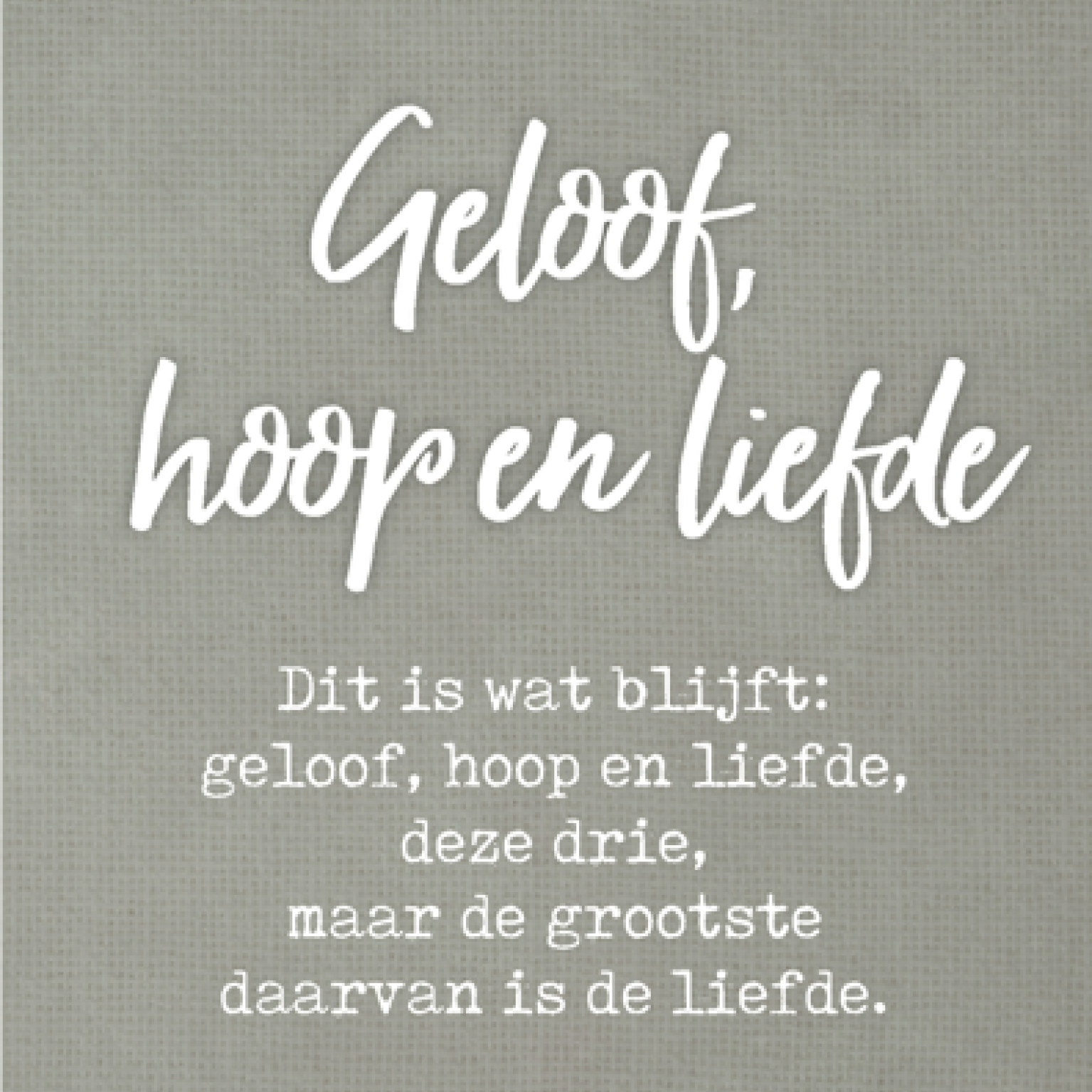 Wenskaart 'Geloof, hoop en liefde' - MA43028 -  Courage bij MajesticAlly
