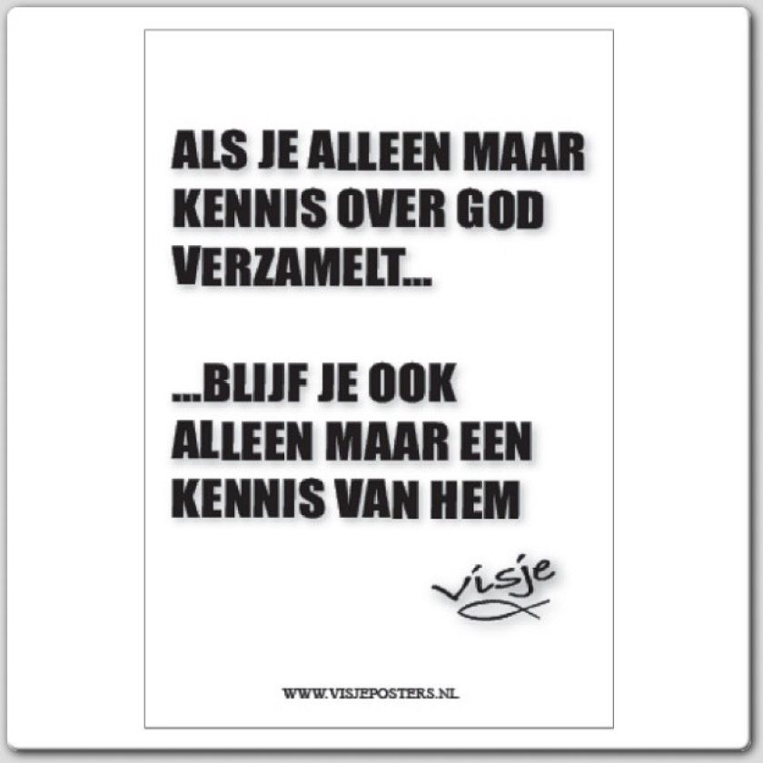 Kaart visje als je alleen maar kennis - 44083 -  Visje kaarten bij MajesticAlly