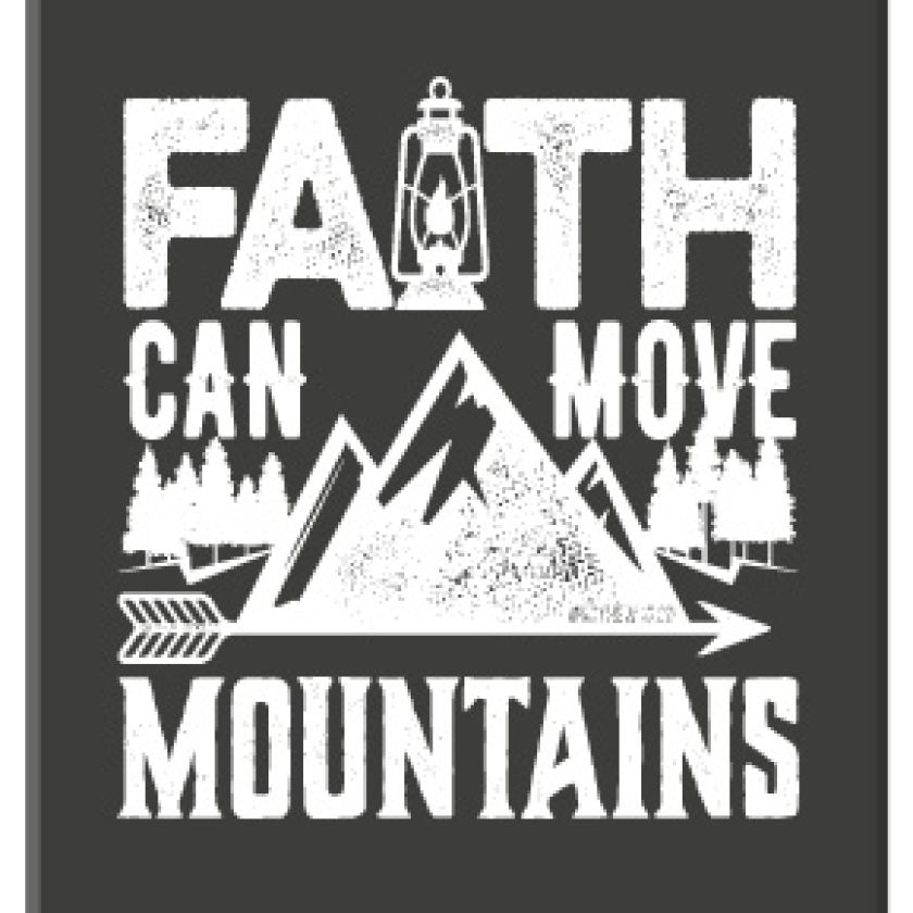 Kadobord fait can move mountains - MA23306 -  Cadeauborden A4 bij MajesticAlly
