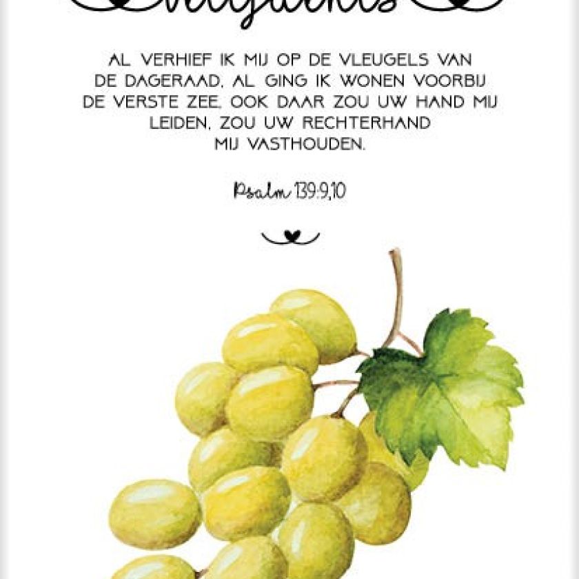 Kaart 'Belijdenis - druiventros' - MA31054 -  Bloom bij MajesticAlly