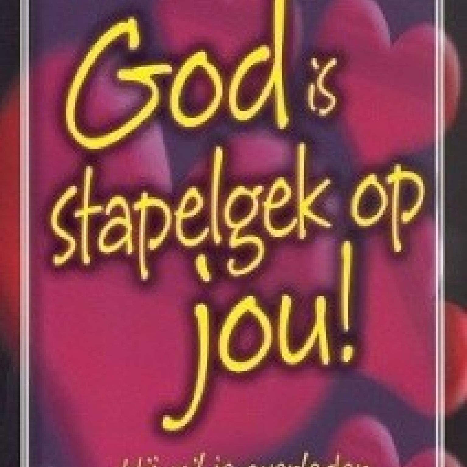 Kaart Bijbeltje 'God is stapelgek op jou' - 44909 -  Kinderkaarten bij MajesticAlly