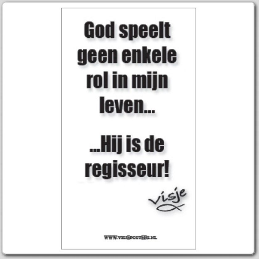 minikaart Visje 'God speelt geen enkele rol'