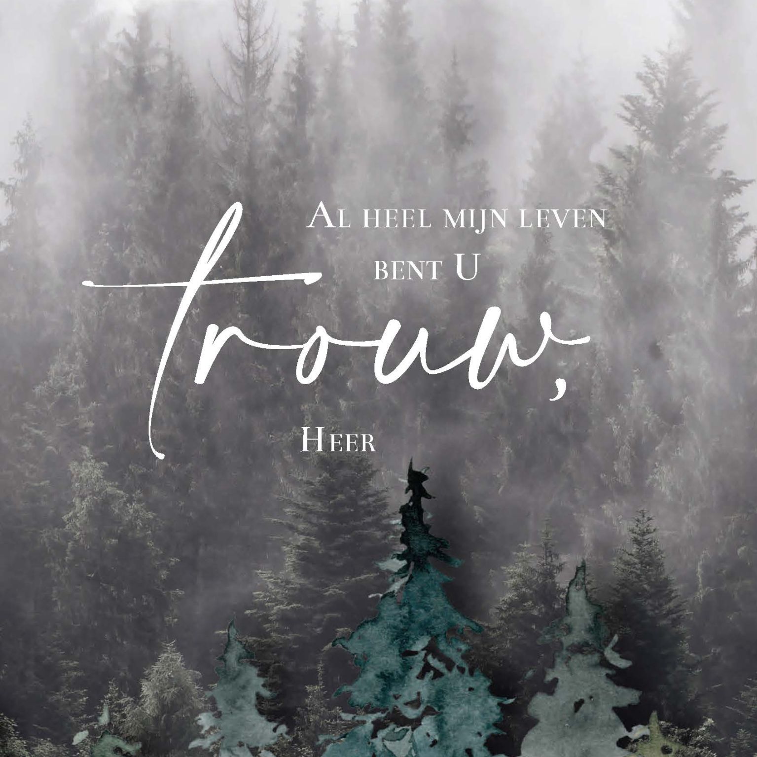 MA55034 - Wenskaart 'Al heel mijn leven'