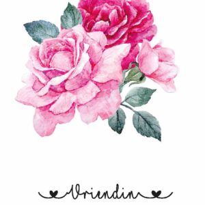 Kaart 'Vriendin' - MA31046 -  Bloom bij MajesticAlly