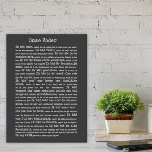 Kaart onze Vader - MA35008 -  Interieurkaarten bij MajesticAlly