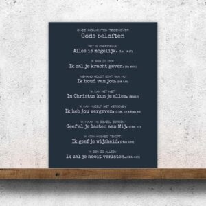 Kaart onze gedachten - MA35014 -  Interieurkaarten bij MajesticAlly