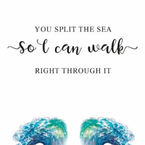 Kaart 'You split the sea' - MA25042 -  Beautiful Day bij MajesticAlly