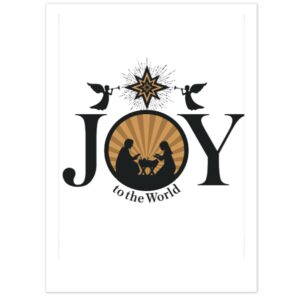 Kerstkaart 'Joy' - MA26217 -  Christelijke kerstkaarten bij MajesticAlly