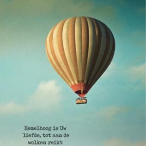 Kaartcadeau Hemelhoog is Uw liefde - MA37011 -  Kaarten bij MajesticAlly