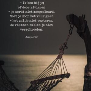 Kaartcadeau Moet je door het water gaan - MA37022 -  Kaarten bij MajesticAlly