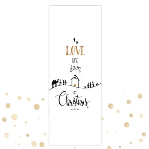 Boekenlegger 'Love came down' - MA36107 -  Kerst boekenleggers bij MajesticAlly