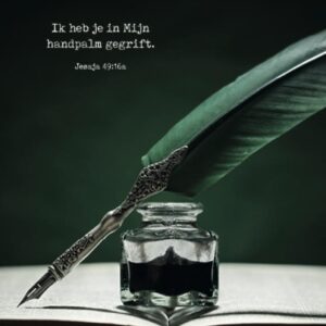 Poster A4 'Ik heb je in Mijn handpalm gegrift' - MA37113 -  Posters A4 bij MajesticAlly