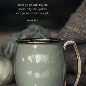 Poster A4 'Zoek je geluk bij de Heer' - MA37118 -  Posters A4 bij MajesticAlly