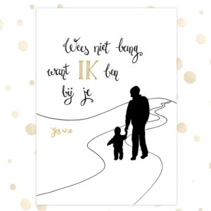 Kaart 'Wees niet bang' - MA36041 -  Golden Blessings bij MajesticAlly