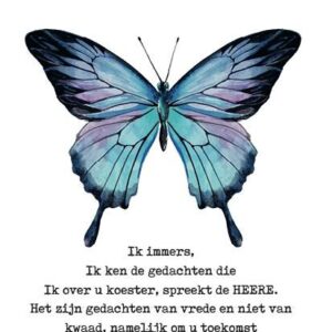 Voordeelkaart 'Ik bid voor je - Jeremia 29:11' - MA38027 -  Voordeelkaarten christelijk bij MajesticAlly