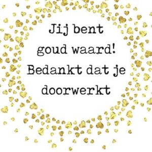 Voordeelkaart 'Bedankt dat je doorwerkt' - MA38013 -  Voordeelkaarten neutraal bij MajesticAlly