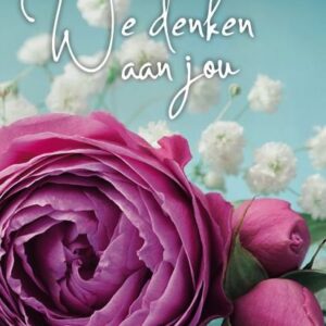 Voordeelkaart 'We denken aan jou' - MA38007 -  Voordeelkaarten neutraal bij MajesticAlly