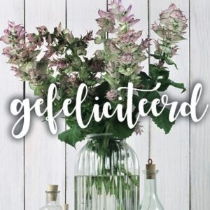 Voordeelkaart 'Gefeliciteerd! Ik hoop je snel weer te zien- bloemen' - MA38003 -  Voordeelkaarten neutraal bij MajesticAlly