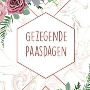 Voordeelkaart 'Gezegende paasdagen - abstract' - MA38033 -  Pasen bij MajesticAlly