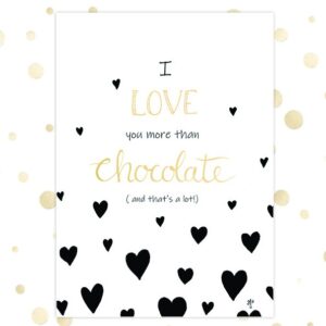 Kaart 'Chocolate' - MA36074 -  Golden Blessings bij MajesticAlly