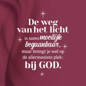Kerstkaart 'De weg van het licht' - 454099 -  Kerst-Morgenster bij MajesticAlly