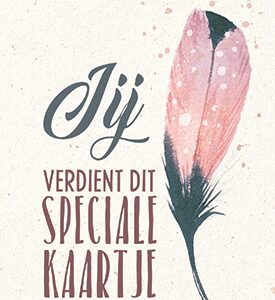 Jij verdient dit speciale kaartje - 552839 -  Kaarten bij MajesticAlly