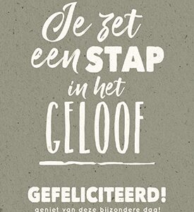 Je zet een stap in het geloof - 552865 -  Kaarten bij MajesticAlly