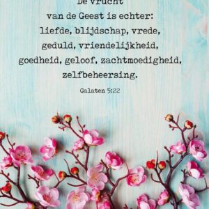Kaart 'Bloesem - De vrucht van de Geest' - MA38048 -  Pinksteren bij MajesticAlly
