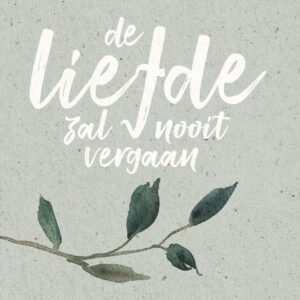 Metal Deco A4 'De liefde zal nooit vergaan'' - 552862M-A4 -  Metal Deco bij MajesticAlly