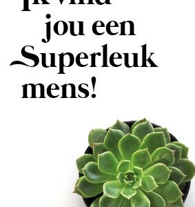 Kaart 'Super leuk mens' - 552591 -  Puur 2020 bij MajesticAlly