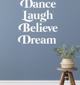 Kaart 'Dance Love Believe Dream' - 552631 -  Puur 2020 bij MajesticAlly