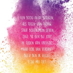 Poster A4  Een boog in de wolken - Opwekking 770 - 552668P -  Posters bij MajesticAlly