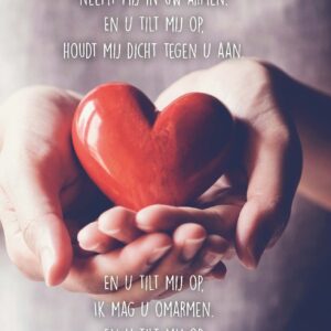 Poster A4  En U tilt mij op - Opwekking 581 - 552673P -  Posters bij MajesticAlly