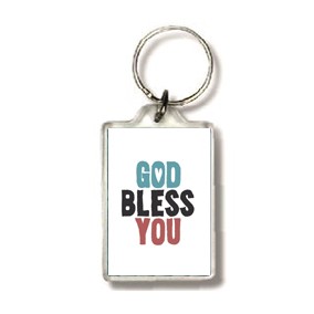 Sleutelhanger God bless you - 552551SL -  Cadeau's bij MajesticAlly