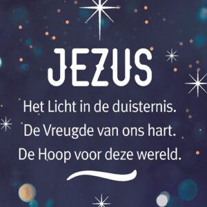 Kerstkaart 'Jezus' - MA26228 -  Christelijke kerstkaarten bij MajesticAlly
