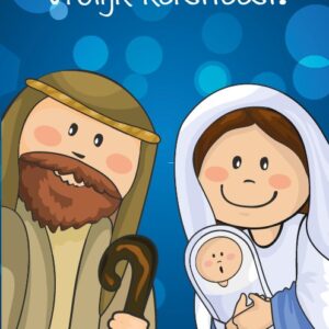 Kerstkaart 'Jozef en Maria - kinderen' - MA26236 -  Christelijke kerstkaarten bij MajesticAlly