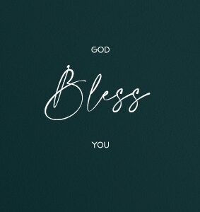 Minikaart 'God bless you' - 552599MK -  Minikaartjes bij MajesticAlly