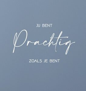 Minikaart 'Jij bent prachtig' - 552619MK -  Liefde & Vriendschap