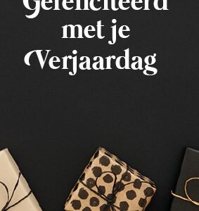 Minikaart 'Gefeliciteerd met je verjaardag' - 552622MK -  Minikaartjes