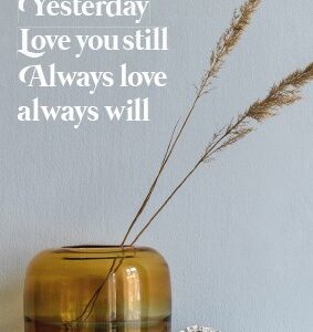 Minikaart 'Loved you yesterday' - 552626MK -  Minikaartjes