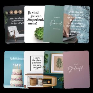 Set minikaartjes 'Serie 1' - 552590MK-S -  Minikaartjes bij MajesticAlly