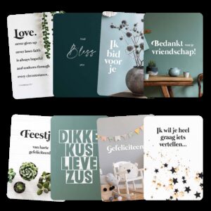 Set minikaartjes 'Serie 2' - 552598MK-S -  Minikaartjes bij MajesticAlly