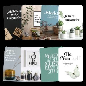 Set minikaartjes 'Serie 5' - 552622MK-S -  Minikaartjes bij MajesticAlly