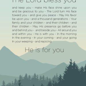 20x interieurbord 'The Blessings' - MA26135-20x -  Grote pakketten  bij MajesticAlly