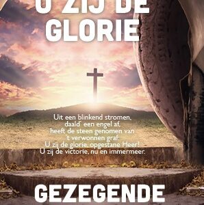Voordeelkaart 'Gezegende paasdagen - U zij de glorie' - MA38085 -  Pasen bij MajesticAlly