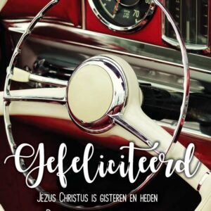 Voordeelkaart 'Hartelijke Gefeliciteerd - stuurwiel' - MA38057 -  Voordeelkaarten christelijk bij MajesticAlly