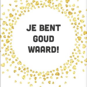 Voordeelkaart 'Je bent goud waard' - MA38091 -  Voordeelkaarten christelijk bij MajesticAlly