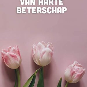 Voordeelkaart 'Van harte beterschap - roze tulpen' - MA38093 -  Voordeelkaarten christelijk bij MajesticAlly