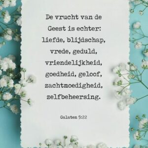 Voordeelkaart 'De vrucht van de Geest' - MA38088 -  Voordeelkaarten christelijk bij MajesticAlly
