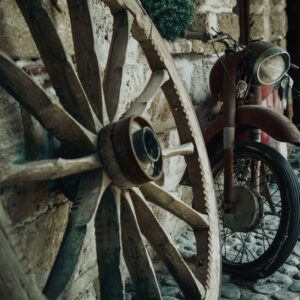 Kaart 'Wiel' - MA40011 -  Landelijk bij MajesticAlly